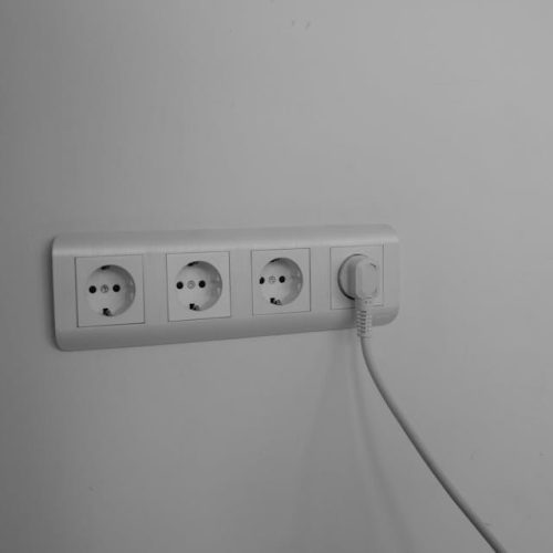 sparks while plugging in devices
